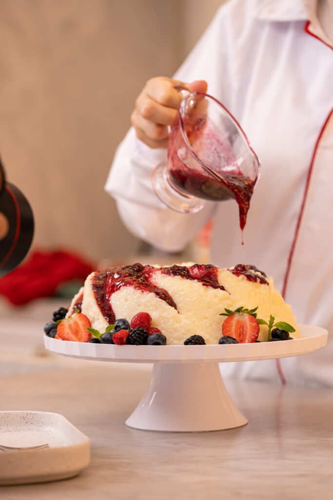 Bolo de Tapioca Granulada