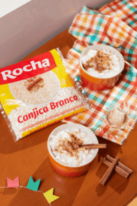 Canjica Branca com Canela